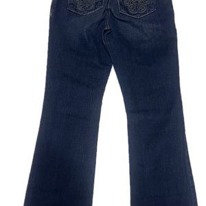 3 pc Maternity sz small Jessica Simpson bootcut jeans Bearsland Full Moon top